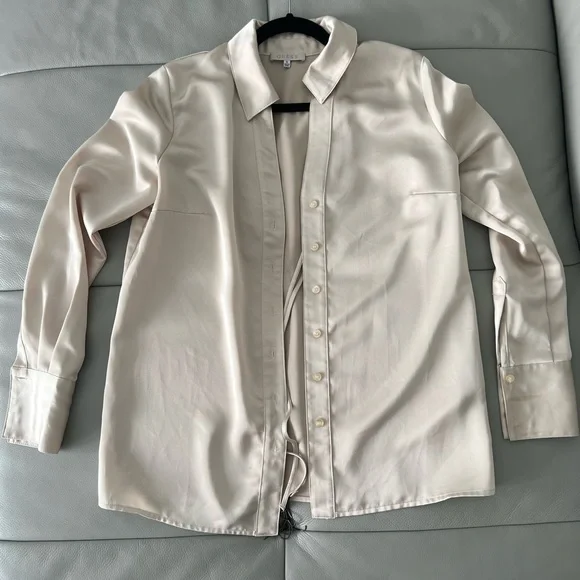 Guess Tops Guess Silk Button Down Poshmark